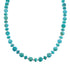 Sterling Silver Turquoise Bead Necklace KX121334